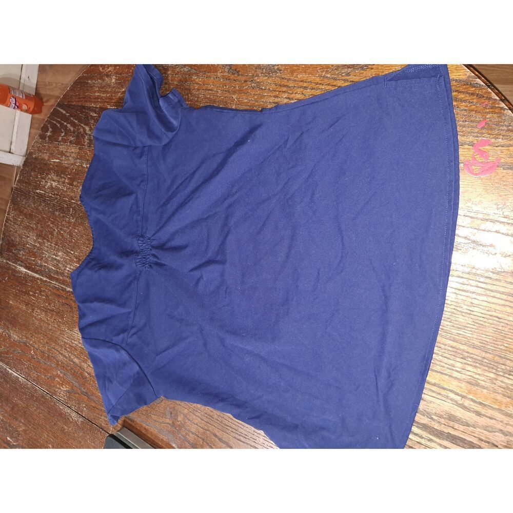 Large Greys Anatomy Barco Short Sleeve Vneck Scrub Top Shirt with Pockets - Picture 4 of 5